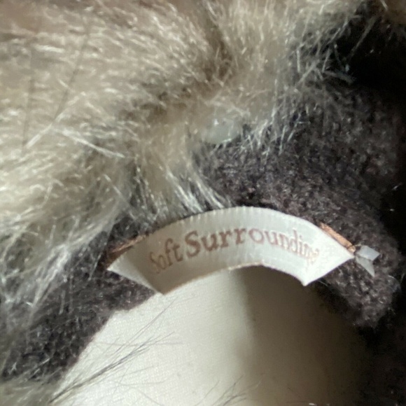 Soft Surroundings St. Moritz Sweater Coat In Brown - Picture 7 of 8